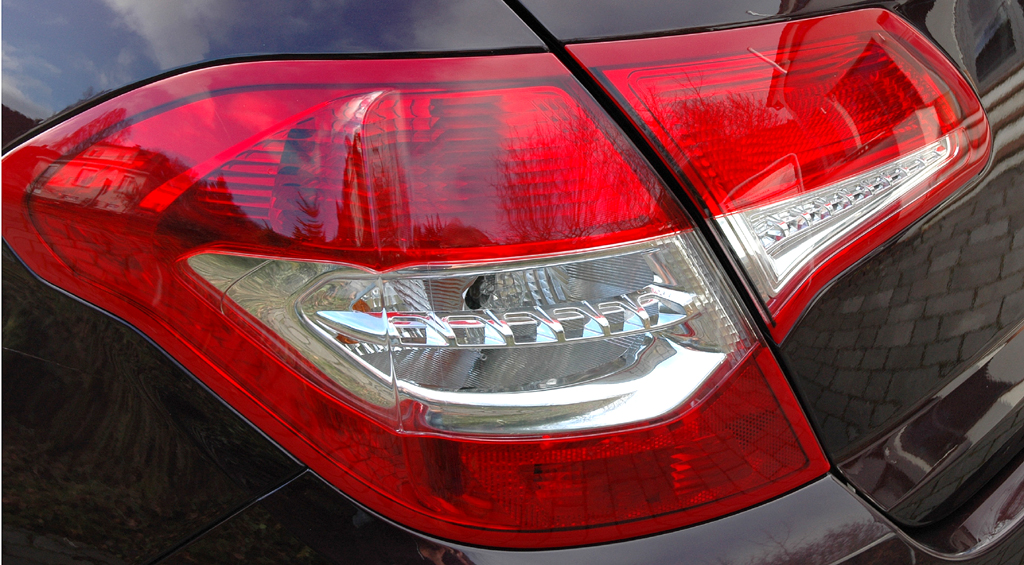 Citroën C4: Moderne Leuchteinheit hinten. 