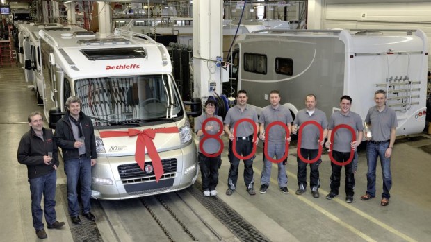 Dethleffs produzierte 80 000stes Reisemobil