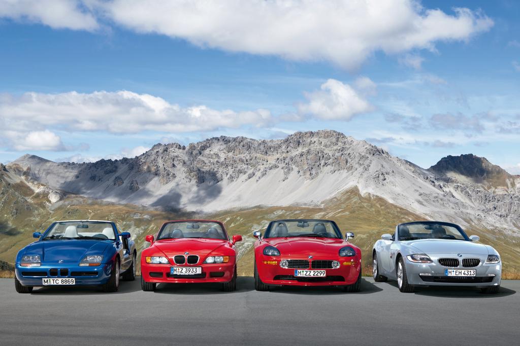 Die Ahnengalerie der BMW Roadster