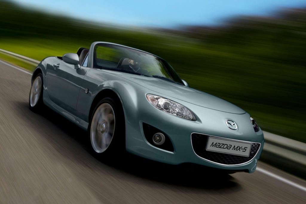 Ebenfalls ein richtiger Roadster: der Mazda MX-5