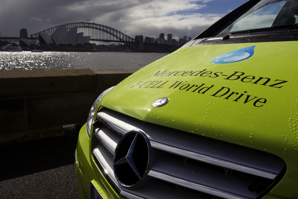 F-Cell World Drive erreicht Australien