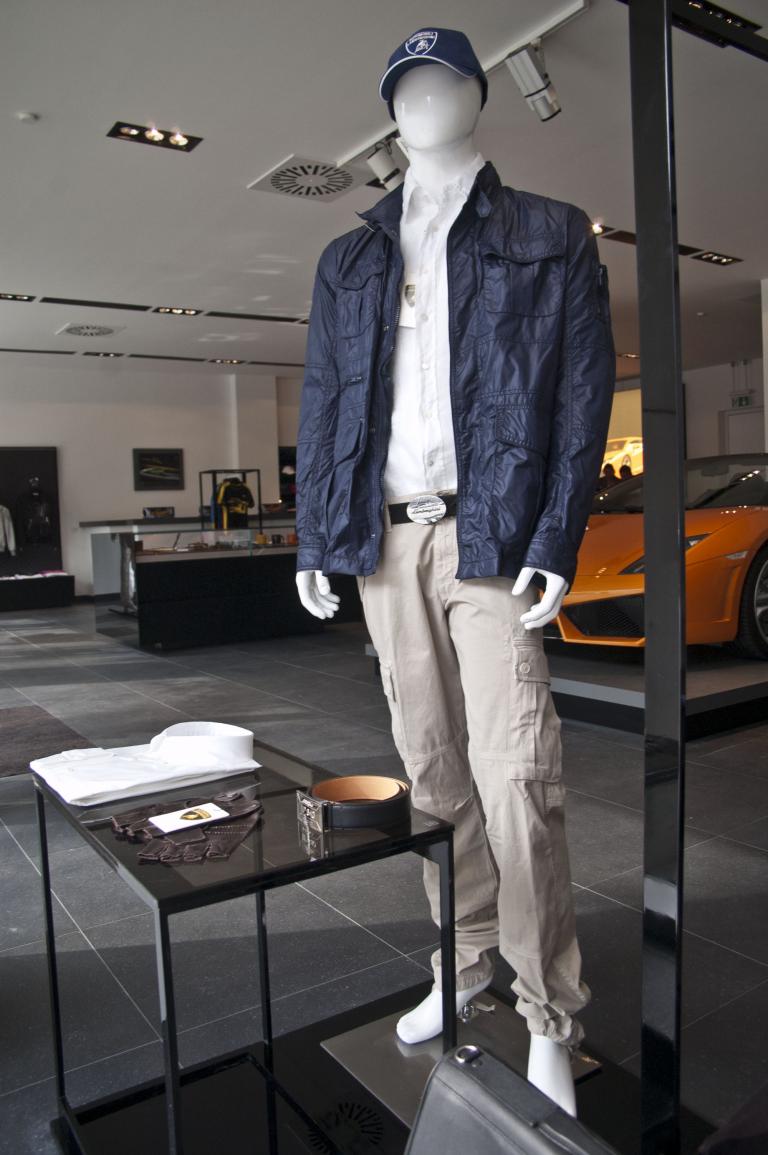 Fashion Flagship Store von Lamborghini in Berlin.
