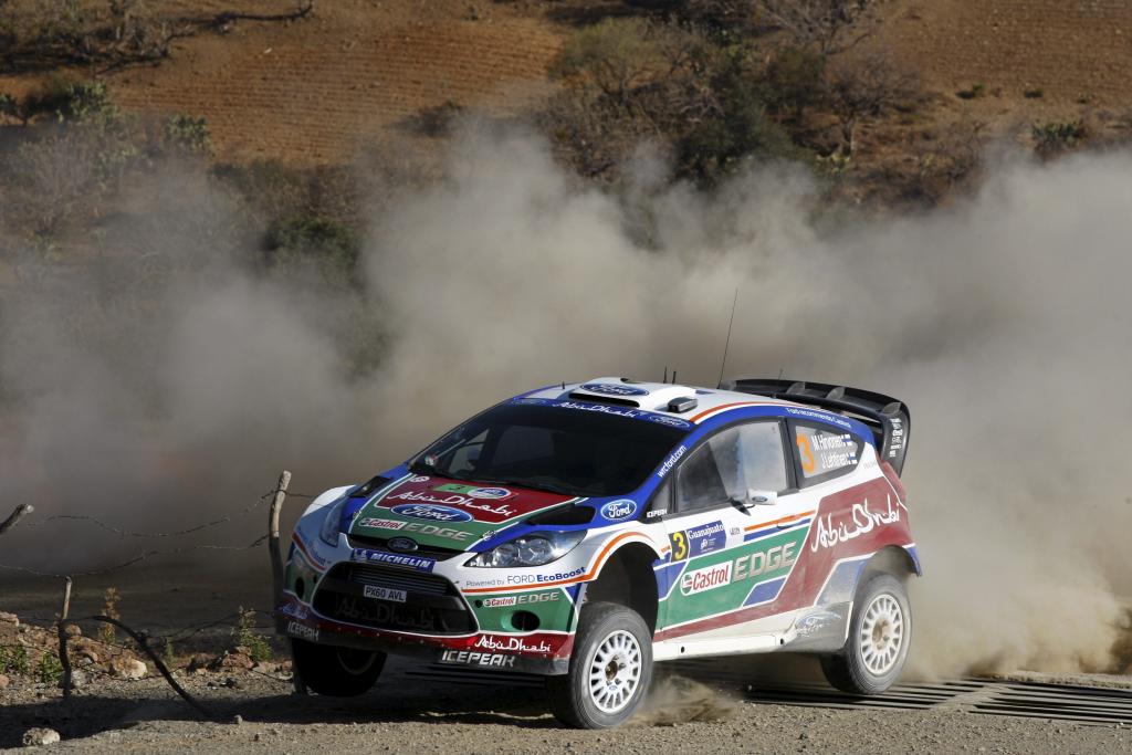 Ford Fiesta RS WRC von Mikko Hirvonen und Jarmo Lehtinen.