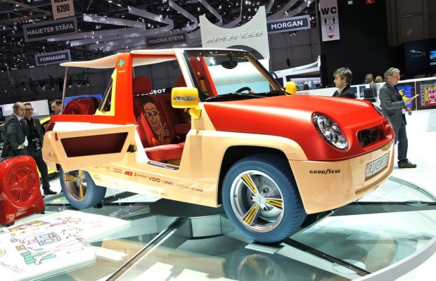 Genf 2011: Rinspeed Bamboo - Elektromobil für den Strand