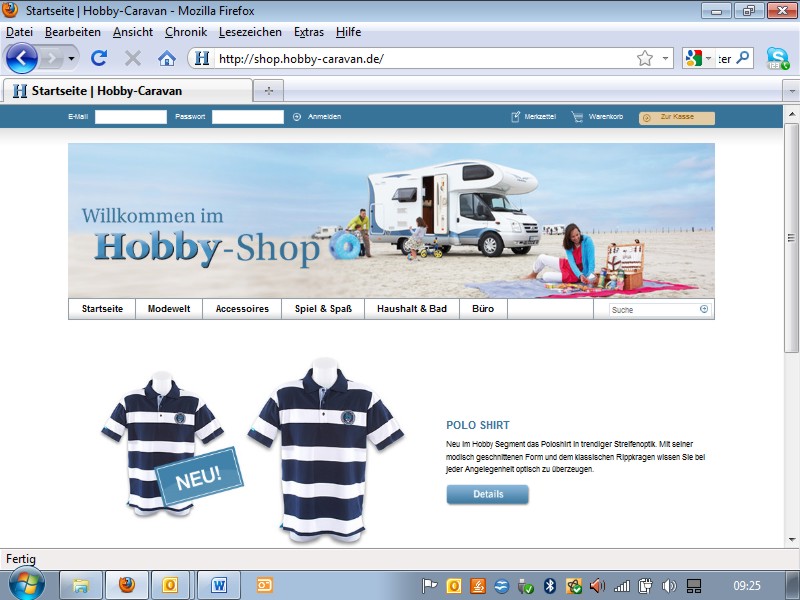 Hobby-Shop jetzt online