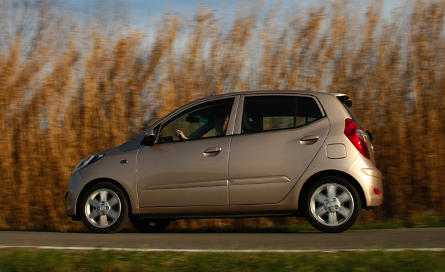 Hyundai i10: Und so sieht der Kleinwagen von der Seite aus.