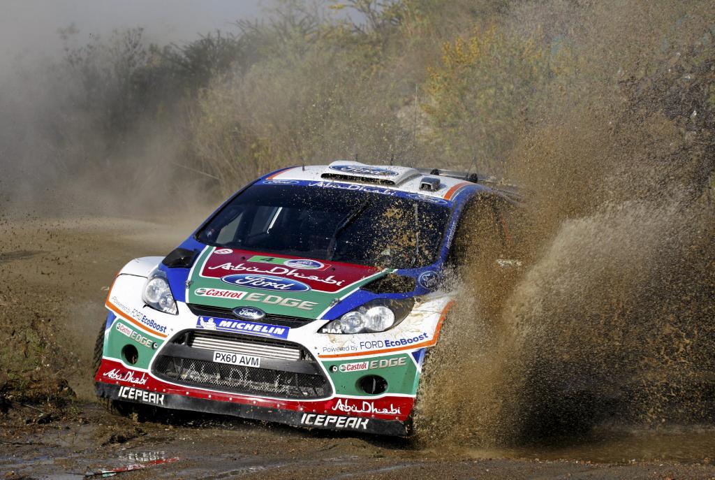 Jari-Matti Latvala und Miikka Anttila im Ford Fiesta RS WRC.
