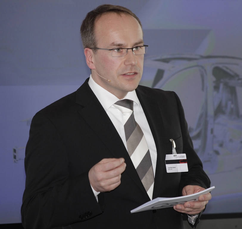 Leitet bei Audi in Neckarsulm das Leichtbau-Zentrum: Dr. Lutz-Eike Elend. 