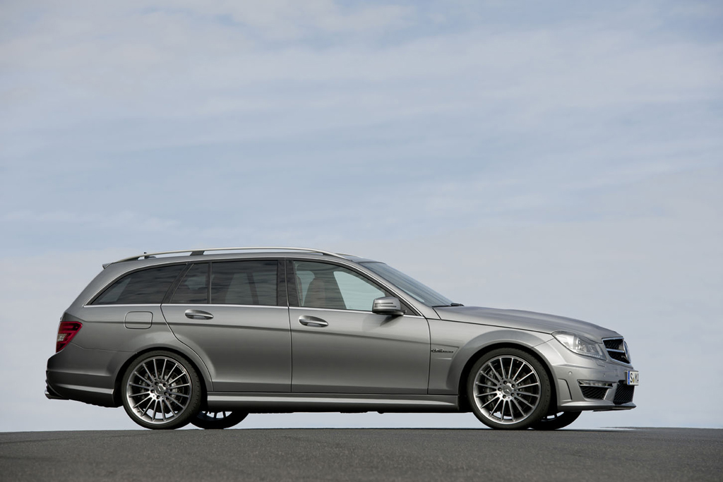 Mercedes C63 AMG: So sieht der Kombi von der Seite aus ... 