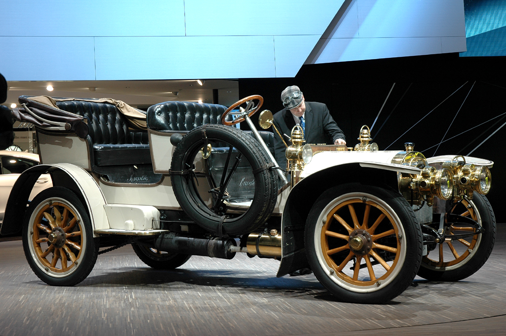 Mercedes in Genf: Beim Simplex handelt es sich um einen legendären Oldtimer. 