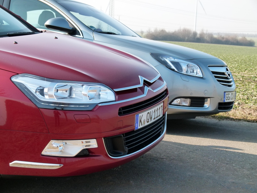 Mittelklasse-Duell: Opel Insignia 2.0 CDTI Innovation vs. Citroën C5 THP 155 Tendance