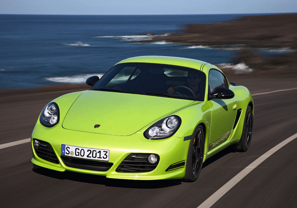 Porsche Cayman R: Das Spitzenmodell liegt tiefer als seine beiden übrigen Brüder.