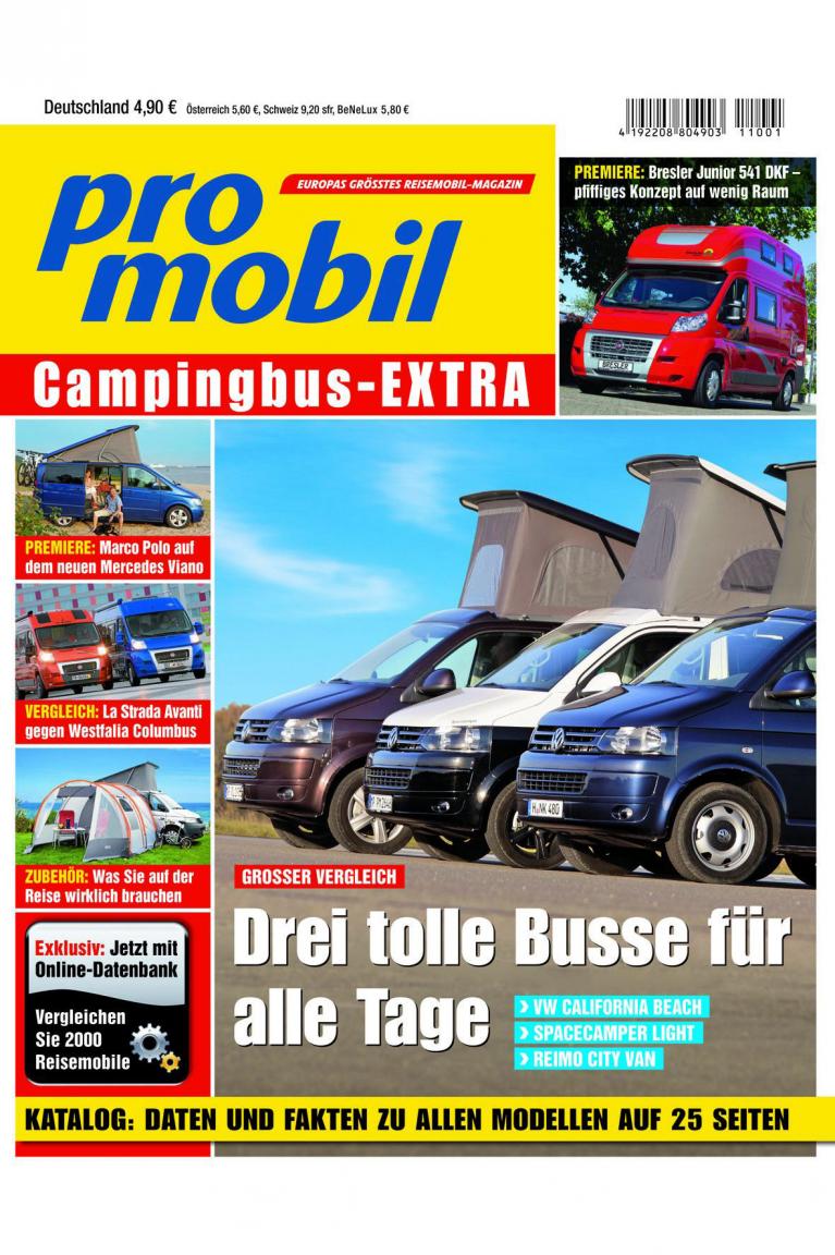 Sonderheft informiert über Campingbusse 