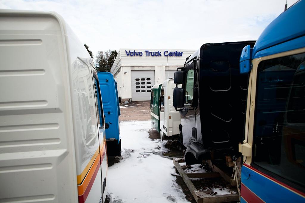Volvo setzt bei seinen Lkw aus Recycling.