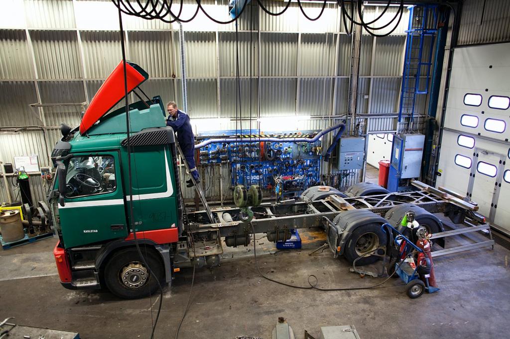 Volvo setzt bei seinen Lkw aus Recycling.