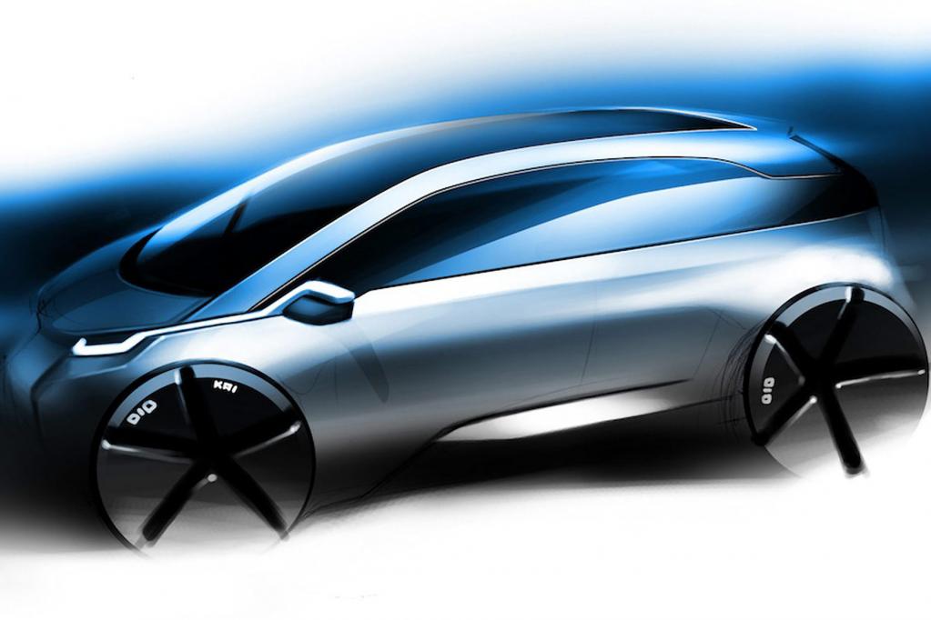 Zu den Autos mit Zukunft gehören auch innovative Herstellungstechniken wie bei BMWs Karbonstudie 