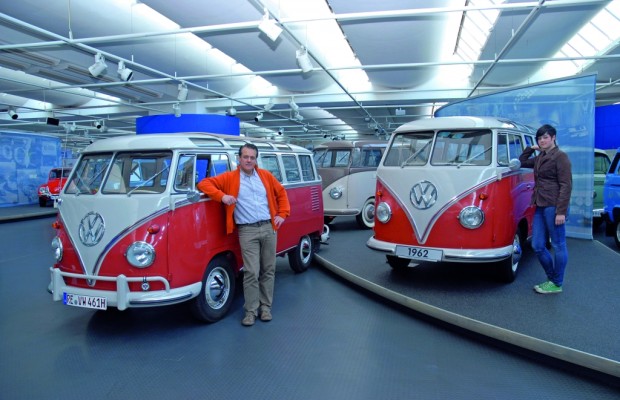 50 Jahre alter Sambabus feiert sein Jubiläum im Auto-Museum Volkswagen