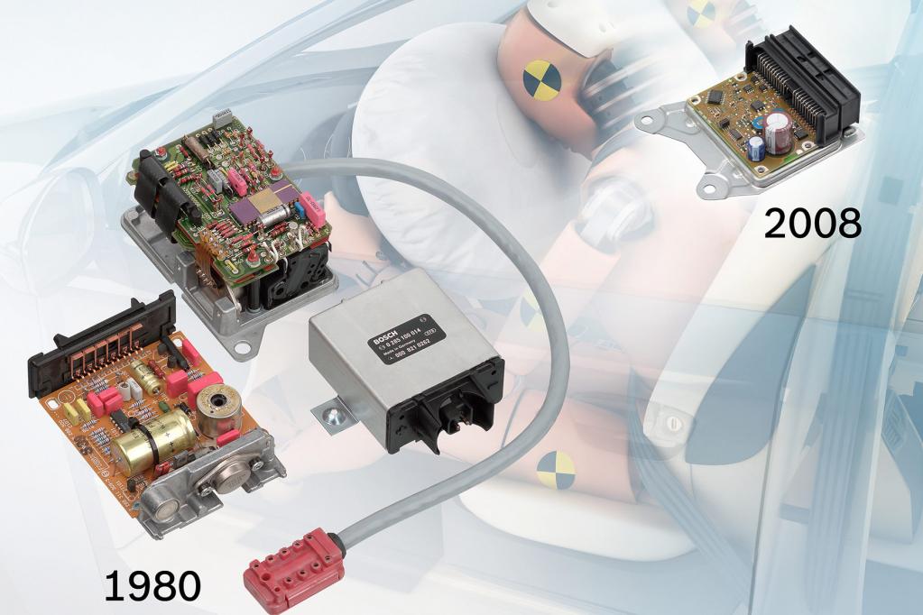 Airbags: Bosch-Produktionsjubiläum bei Steuergeräten 