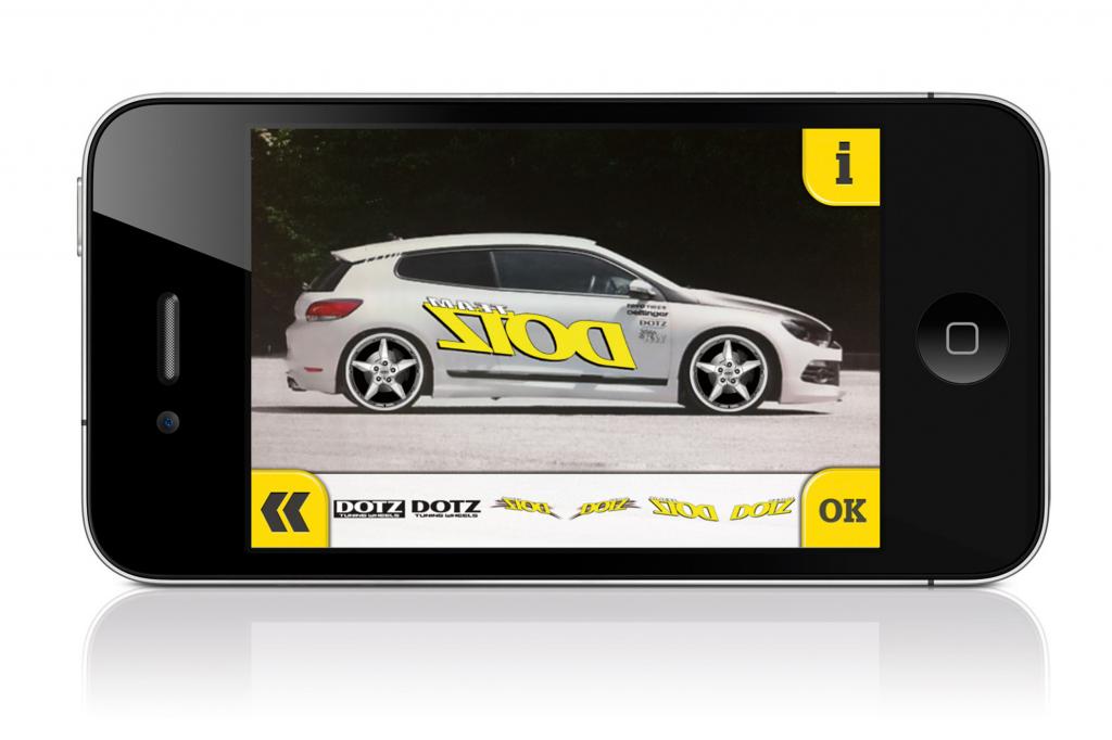 App für Felgen - Räder-Spieltrieb
