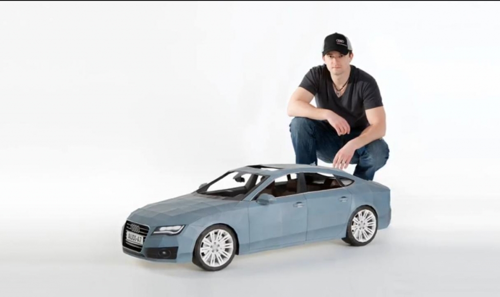 Audi A7 aus Origami