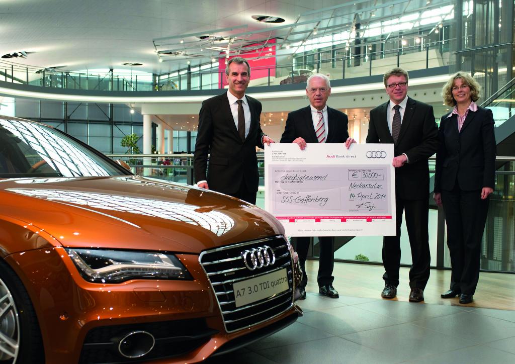 Audi spendet 30 000 Euro für Rettung des Gaffenbergs