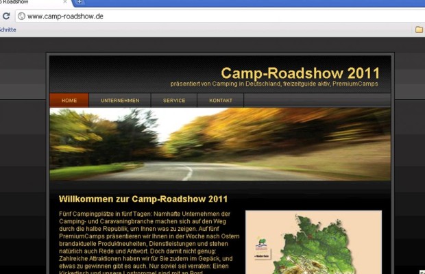 Camp-Roadshow 2011: Neuheiten vor Ort 