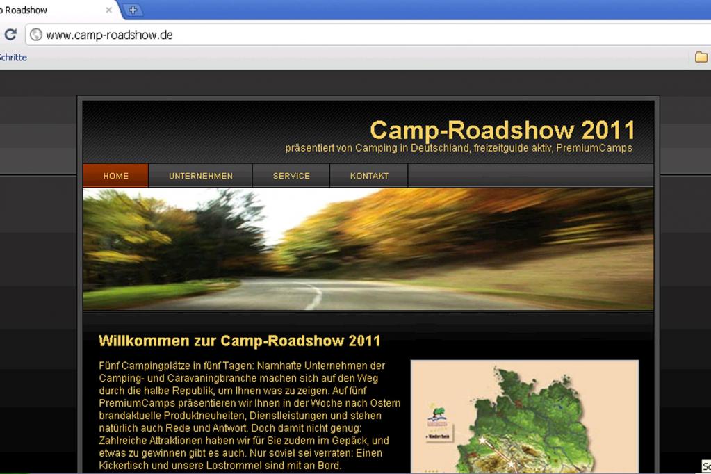 Camp-Roadshow 2011: Neuheiten vor Ort 