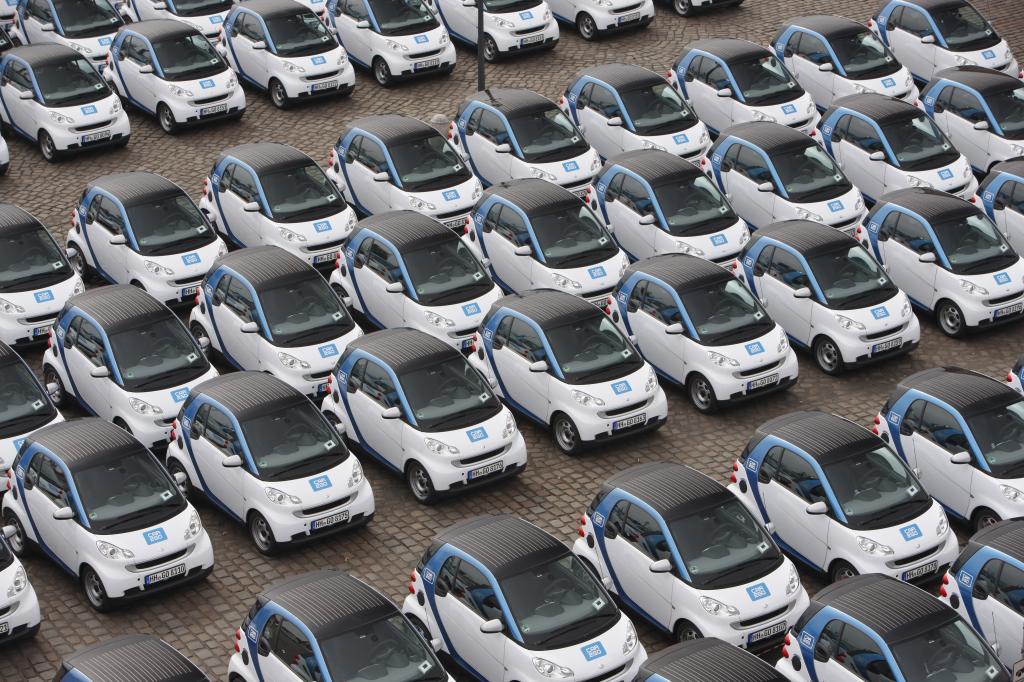 Car2go in Hamburg.