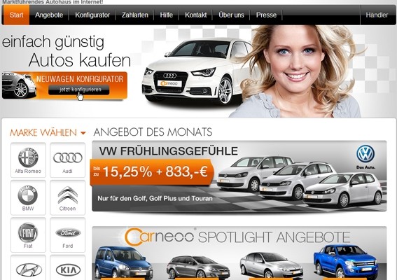 Carneoo gestaltet Internetauftritt neu