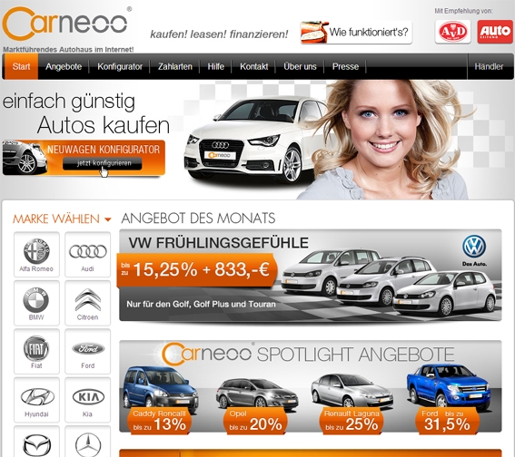 Carneoo gestaltet Internetauftritt neu