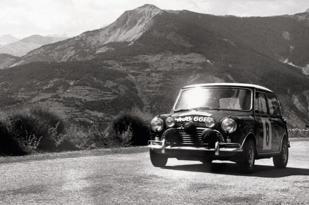 Der Mini Cooper bei der Alpenrallye 1964