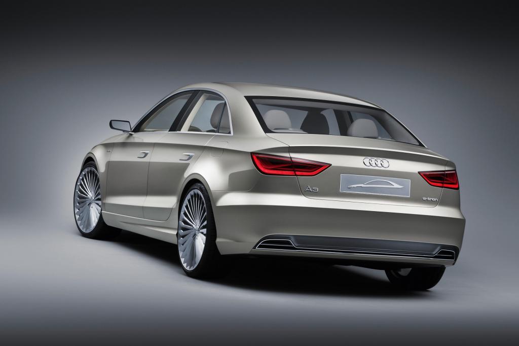 Der viertürige Audi A3 nimmt immer realistische Formen an