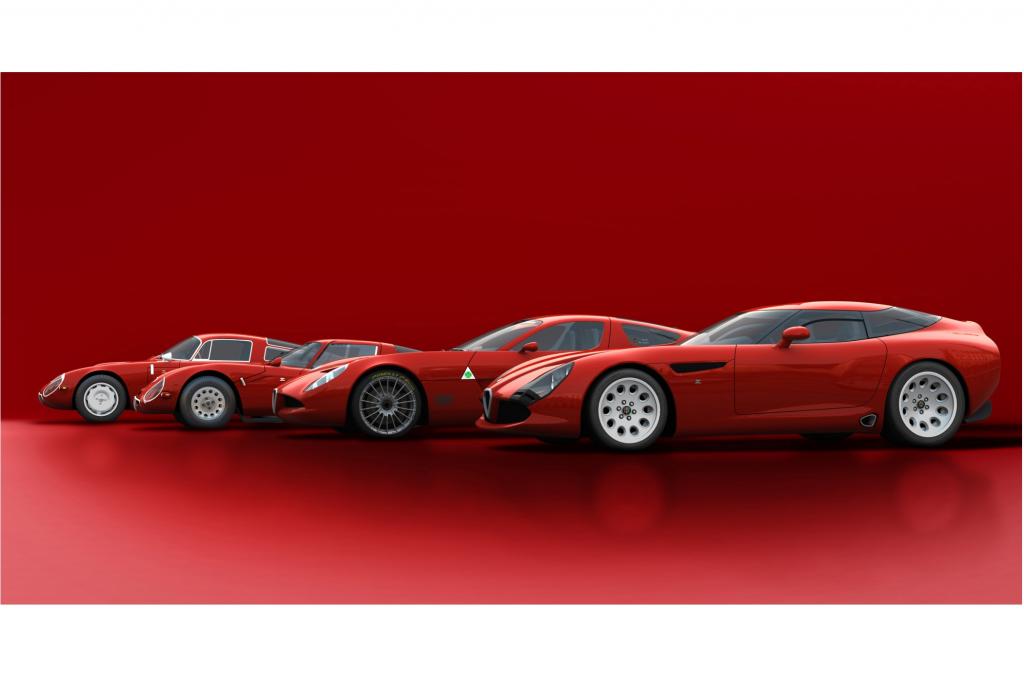 Die Ahnenreihe: TZ1 und TZ2 aus den 60er-Jahren, der TZ3 Corsa und der TZ3 Stradale