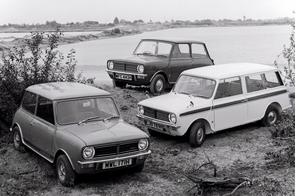 Die Mini-Familie 1970, schon damals mit Clubman-Kombi