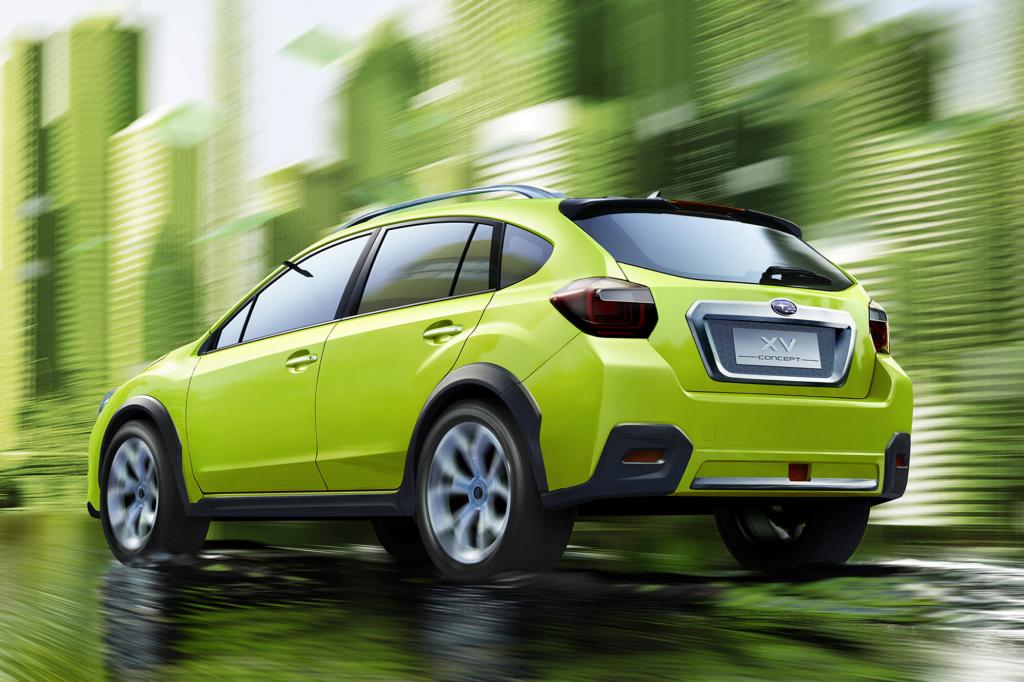 Eine neue Spielart des Crossovers präsentiert Subaru auf der Auto Shanghai 2011