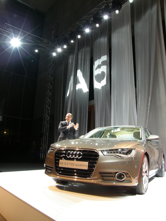 Enthüllung des neuen Audi A6 in Leipzig