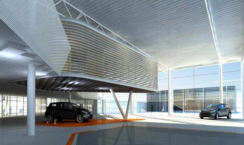 Erweiterungsbau des Ford-Design-Zentrums in Köln.