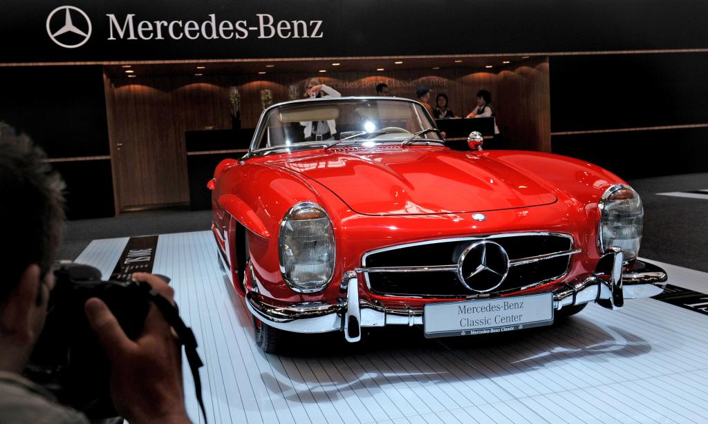 Klassikwelt Bodensee: Mercedes 300 SL, Baujahr 1957.