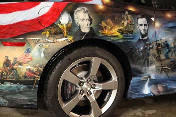 Längst vergangene Zeiten: Chevrolet Camaro meets Airbrush-Kunst