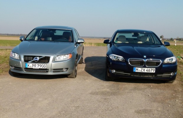 Limousinen-Duell: BMW 520d vs. Volvo S80 D3 im auto.de-Vergleichstest