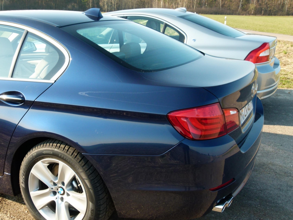 Limousinen-Duell: BMW 520d vs. Volvo S80 D3 im auto.de-Vergleichstest