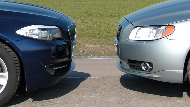 Limousinen-Duell: BMW 520d vs. Volvo S80 D3 im auto.de-Vergleichstest