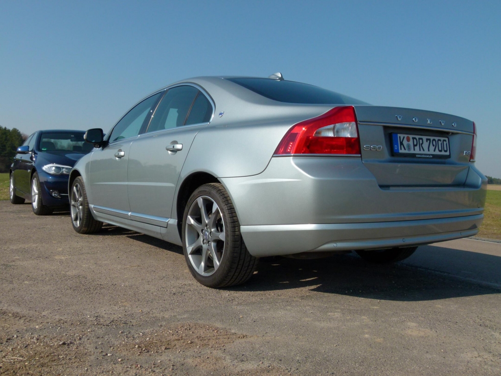 Limousinen-Duell: BMW 520d vs. Volvo S80 D3 im auto.de-Vergleichstest