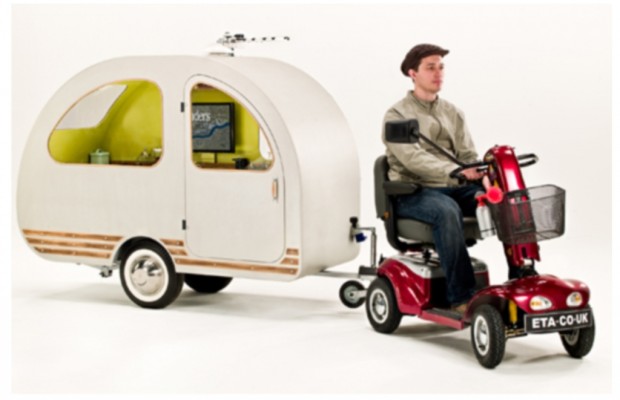 Mini-Wohnwagen - Ein Schneckenhaus für das Seniorenmobil 