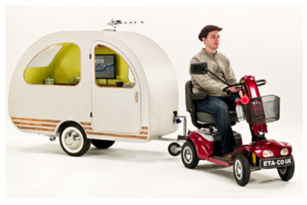 Mini-Wohnwagen - Ein Schneckenhaus für das Seniorenmobil 