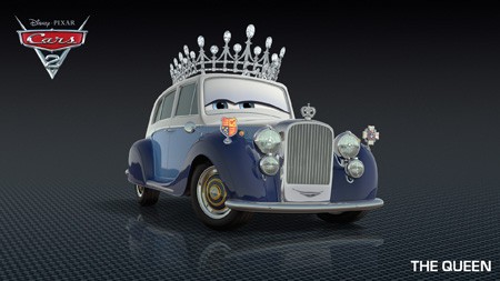 Prinz William und die Queen sind bei Cars 2 dabei