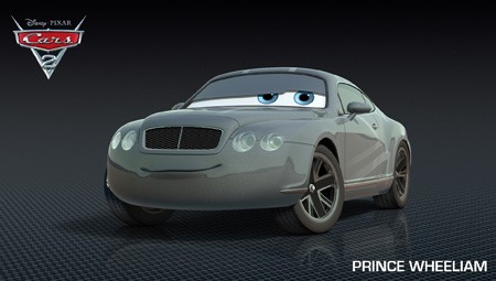 Prinz William und die Queen sind bei Cars 2 dabei