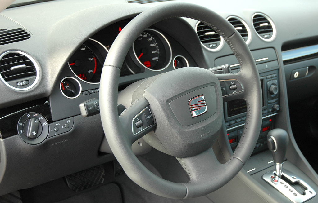 Seat aktuell: Blick ins Innere des Kombis Exeo ST. 