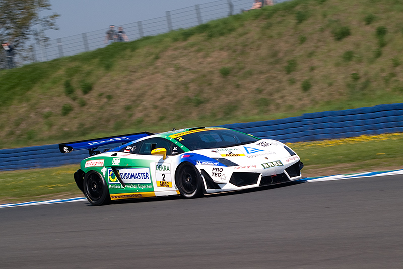 Stuck-Söhne triumphieren im Reiter–Lamborghini in Oschersleben
