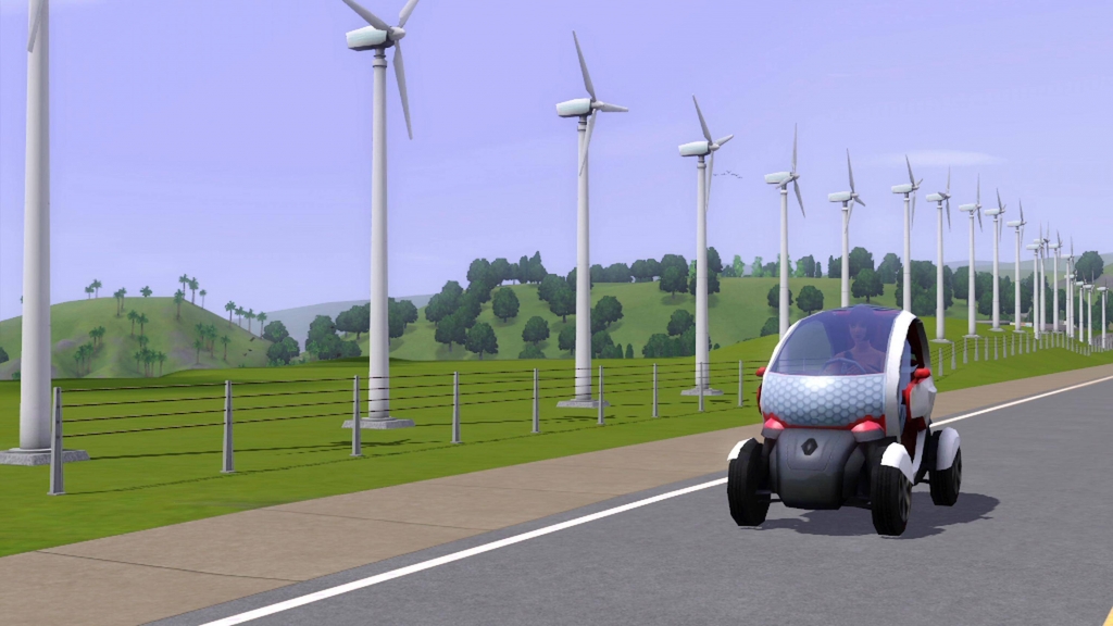 Twizy Z.E. Concept, Sims